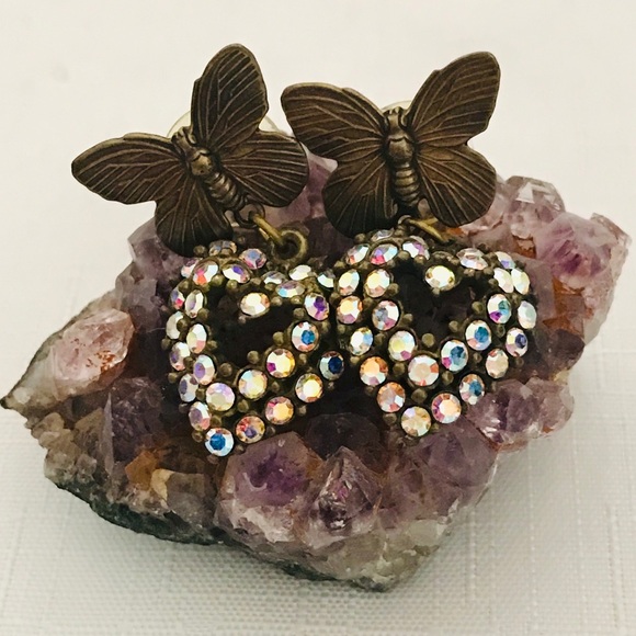 Earrings~Iridescent Hearts & Butterflyโs / Host Pick - Picture 8 of 12